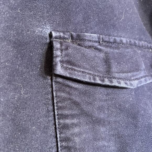 Duluth Shirt Jacket Mens XLT Tall Blue Heavy Cotton Twill Workwear Ranch Field - Picture 3 of 14